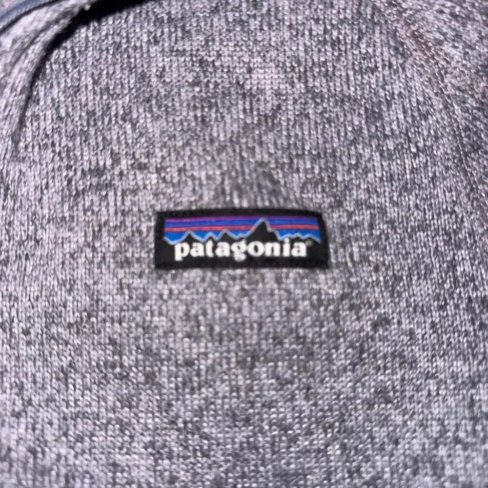 Patagonia Womens XS Better Sweater Quarter Zip Pullover Fleece in Smoky Violet